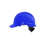 Irudek STILO 300V Azul - Casco de Seguridad ventilado en ABS, Aislamiento eléctrico 1000 V c.a. / 1500 V c.c., arnés 6 Puntos con Ruleta, EN 397 / EN 50365, Talla 52-66 cm