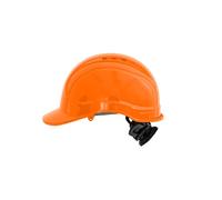Irudek STILO 300V Naranja - Casco de Seguridad ventilado en ABS, Aislamiento eléctrico 1000 V c.a. / 1500 V c.c., arnés 6 Puntos con Ruleta, EN 397 / EN 50365, Talla 52-66 cm