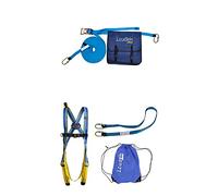 Irudek X2 Línea de vida portátil, azul + Himalaya Eco - Sistema de retención