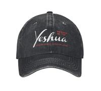 IRUHHGU Cristo Yeshua Rey de Reyes Señor de Señores Gorras de béisbol Gorra de Mezclilla Snapback para Hombres Mujeres Entrenamientos al Aire Libre Gorras Suaves