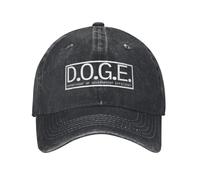 IRUHHGU Doge D.O.G.E. Departamento de Eficiencia del Gobierno Gorra de béisbol para Hombres y Mujeres Gorra de algodón Desgastado Gorra de Snapback Suave Vintage para Exteriores