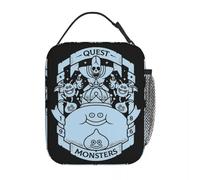 IRUHHGU Dragon Quest Monsters Bolsa de Almuerzo aislada Contenedor de Almuerzo portátil Bolsa térmica Lonchera Viaje Escolar Hombres Mujeres