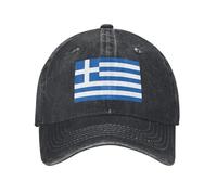 IRUHHGU Gorra de béisbol de algodón clásica Personalizada con Bandera de Grecia para Hombres y Mujeres Gorra Ajustable para Adultos al Aire Libre