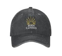 IRUHHGU Gorra de béisbol de algodón Fresco Personalizado Buen Camino Santiago Pilgrim para Hombres y Mujeres Gorra de papá Unisex Ajustable Personalizada Primavera