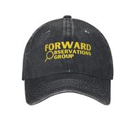 IRUHHGU Gorra de béisbol de Niebla Unisex de búsqueda Avanzada Observations Group Gorra de béisbol Snapback de Denim Desgastado para Entrenamientos al Aire Libre Gorras de Regalo
