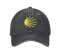 IRUHHGU Gorra de béisbol Personalizada Unisex de algodón Camino de Santiago de Compostela Shell Saint para Adultos Gorra Ajustable para Hombres y Mujeres al Aire Libre