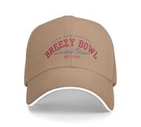 IRUHHGU Gorras de béisbol Breezy Bowl XX Tour Moda 2025 Rapero Chris Brown Sandwich Cap Hombres Mujeres Ajustable Papá Sombrero Running Golf