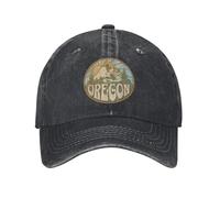 IRUHHGU Gorras de béisbol Oxbow Oregon Mountain Sunset Vintage Denim Desgastado Evergreen Sun Cap Unisex Outdoor Summer Unstructured Hats