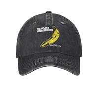 IRUHHGU Gorras de béisbol Run Run Run de The Velvet Underground Banda Lavada clásica desgastada Sombreros Ajustables para Todas Las Estaciones