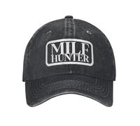 IRUHHGU Gorras de béisbol Unisex Divertidas Milf Hunter Gorras lavadas desgastadas Gorra Vintage para Correr al Aire Libre Golf Ajuste Ajustable Snapback