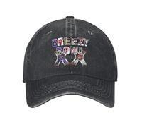 IRUHHGU Gorras de béisbol Vintage Chris Brown Breezy Bowl XX Tour 2025 Unisex Denim Desgastado Lavado Gorra de Sol Rapero Regalo de Viaje al Aire Libre Sombrero