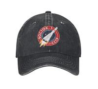 IRUHHGU Gorras de béisbol Vostok 1 The Space Rocket Yuri Gagarin Rusia Boctok Gorra Lavada desgastada para Exteriores Todas Las Estaciones Gorra de Sol Ajustable para Todas Las Estaciones