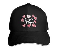 IRUHHGU Sugar Mama: El Viaje de un goloso en la Vida de mamá horneadora Gorra de béisbol para Hombres |-F-| Gorra de Playa para Hombre y Mujer