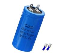Iruihoo CD60 250uf Condensador de arranque 450 V 50/60 Hz Condensador eléctrico de arranque de motor con enchufe para frigorífico, motor eléctrico, bomba de agua, generador