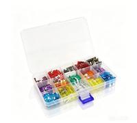Iruihoo Juego de 168 fusibles para coche, 114 mini fusibles planos, 54 fusibles estándar, 1 extractor de fusibles, para coches, caravanas, camiones, motocicletas, 2 A, 3 A, 5 A, 7,5 A, 10 A, 15 A, 20