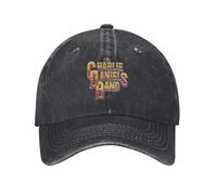 IRURYSHH Charlie Daniels, The Grand Ole Band, Gorra de Mezclilla de Festival de Música Retro con diseño Transpirable Gorra de béisbol para Mujer