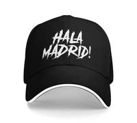 IRURYSHH Gorra de béisbol HALA Madrid Letters Print Sandwich Unisex Summer Casual Sun Bucket Cap Men Adjustable Snapback Hats Golf Hats