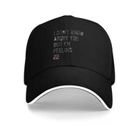 IRURYSHH No sé tú, Pero me Siento 22 Gorra de Golf de diseño Transpirable Gorra de béisbol para Hombres