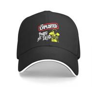 IRURYSHH Punks Not Dead The Exploited Gorras de béisbol Gorras de sándwich Casuales Estilo Unisex Ajustable Papá Sombrero Entrenamientos