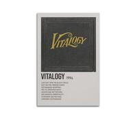 IRUWQUP Vitalogy by Pearl Jam - Póster decorativo para pared, diseño de música y películas, para sala de estar, dormitorio, 20 x 30 cm, estilo sin marco