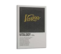 IRUWQUP Vitalogy by Pearl Jam - Póster decorativo para pared, diseño de música y películas, para sala de estar, dormitorio, 20 x 30 cm, estilo marco