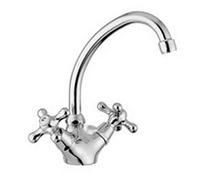 IRV078CR Mezclador monomando para lavabo con caño giratorio sin desagüe automático IRIS PAFFONI