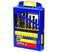 Irwin 10502569 - juego serie hss cobalt, 19 uds. en estuche de metal: