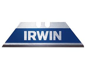 IRWIN 10504243 - Cuchilla trapezoidales Bi-Metal Azul, 100 uds, dispensador