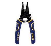 IRWIN 2078316 Herramienta pelacables con agarre de tornillo de banco, amarillo, gris, azul, negro, 6 pulgadas