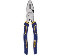 IRWIN Alicates de agarre de tornillo de banco, Lineman, 2078208, azul y amarillo