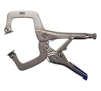 IRWIN Alicates de soldadura Vise-Grip, liberación rápida, abrazadera en C con almohadillas giratorias, 11 pulgadas (IRHT82586)