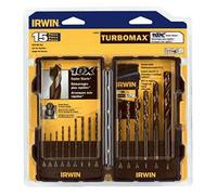 Irwin Industrial Tools 318015 TurboMax Turbo Point - Juego de brocas (15 piezas)