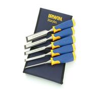 Irwin juego de cinceles para madera. bisel acero s500 medidas 6,10,13,