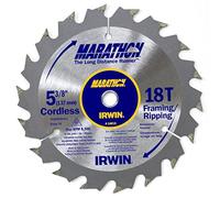 Irwin Marathon 14015 - Hoja de sierra circular inalámbrica 18T de 5-3/8 pulgadas