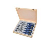 Irwin Marples M444 Borde Biselado Cincel Azul Chip Juego de Pomos , 6 Piezas