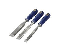 Irwin Marples M444 Borde Biselado Cincel Azul Chip Mango Set, 3 Piezas MAR444S3