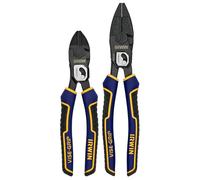 IRWIN POWERSLOT Pliers, High Leverage Lineman's 9.5" and Diagonal 8", 2 Pack (IWHT84006)