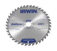 IRWIN Sierra de Mesa y Ingletadora para Uso General, 250mm, 40T ATB