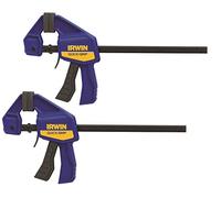 IRWIN T5462EL7 Abrazadera de tornillo de Quick-Grip Irwin 150 mm de largo 6 " paquete con 2 piezas