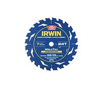 IRWIN Tools Marathon WeldTec - Hoja de sierra circular con cable, 7 1/4 pulgadas, 24T (14035)