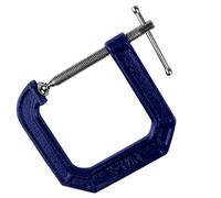 IRWIN Tools Quick-Grip 100 Series - Abrazadera en C para garganta profunda, 3 x 4 1/2 pulgadas (225134), color azul