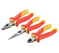 IRWIN 10505519 - Juego de 3 unidades (corte diagonal de 6 pulgadas/150 mm, Alicate de boca larga de 8 pulgadas/200 mm, Alicate universales de 7 pulgadas/175 mm)