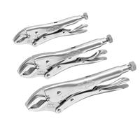 Irwin Vise-Grip Quijada Curvada Bloqueo Alicates Conjunto De 3 (5CR/7CR/10CR)