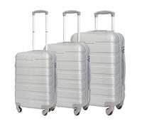 IRYZE Maleta Cabina La Maleta Fija Hardside con El Hilandero Doble Maleta Ligera Determinada del Equipaje del Viaje De 3 Pedazos Maletas de Viaje (Color : A, Size : 20+24+28in)