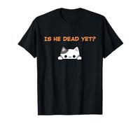 Is-He-Vintage-Dead-Todavía gato Camiseta