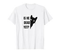 Is-He-Vintage-Dead-Todavía gato Camiseta