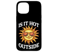 Is It Hot Outside Snack Movie Popcorn Joke - Carcasa para iPhone 15