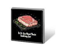 Is It Meat Youre Looking for Brooch Pins for Women Men Square Collar Lapel Pins Coat Jacket Accessories
