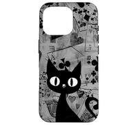 Is It Skills or Luck Grey Vamos a Jugar Algunas Cartas Gato Negro Carcasa para iPhone 16 Pro