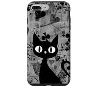 Is It Skills or Luck Grey Vamos a Jugar Algunas Cartas Gato Negro Carcasa para iPhone 7 Plus/8 Plus